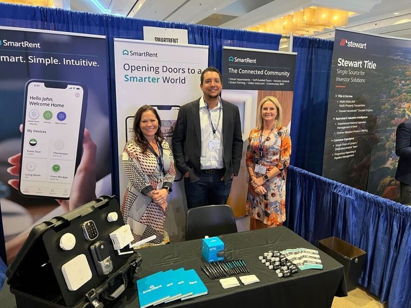 SmartRent team at single family event