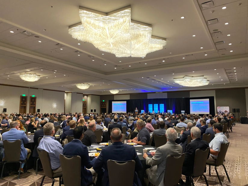 InterFace Student Housing Conference attendees listen to a panel dicussion.